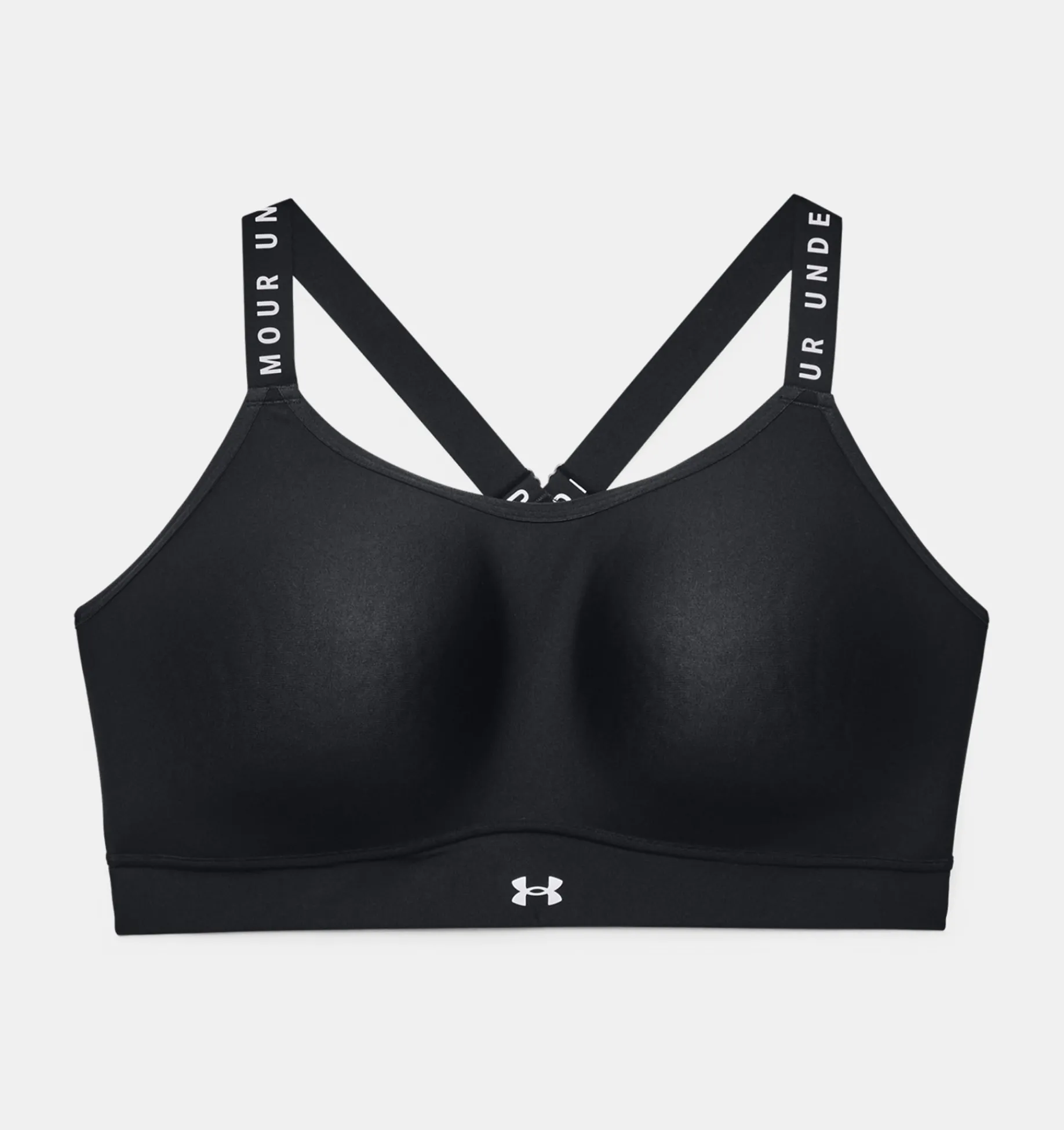 Discount Under Armour Reggiseno Sportivo Ua Infinity Mid Covered Da Donna Black / White - 001
