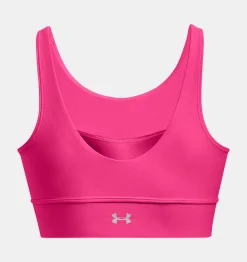 Cheap Under Armour Reggiseno Sportivo Ua Infinity Mid Pintuck Da Donna Bubble Gum / Metallic Silver - 634