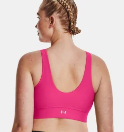 Cheap Under Armour Reggiseno Sportivo Ua Infinity Mid Pintuck Da Donna Bubble Gum / Metallic Silver - 634