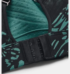 Clearance Under Armour Reggiseno Sportivo Ua Infinity High Printed Da Donna Black / Coastal Teal - 002