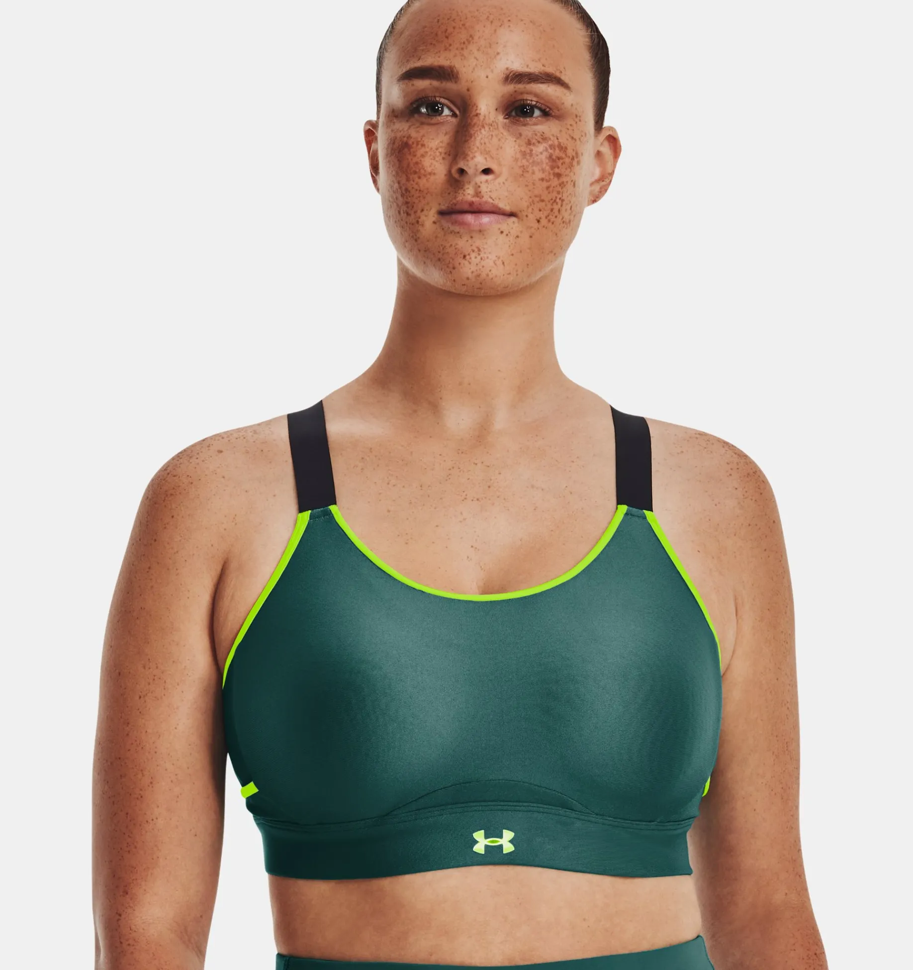 Flash Sale Under Armour Reggiseno Sportivo Ua Infinity High Crossover Da Donna Coastal Teal / Lime Surge - 722