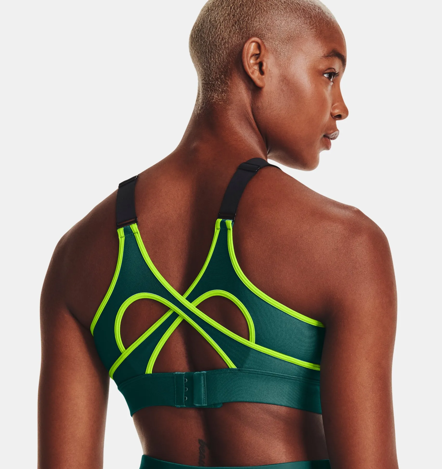Flash Sale Under Armour Reggiseno Sportivo Ua Infinity High Crossover Da Donna Coastal Teal / Lime Surge - 722