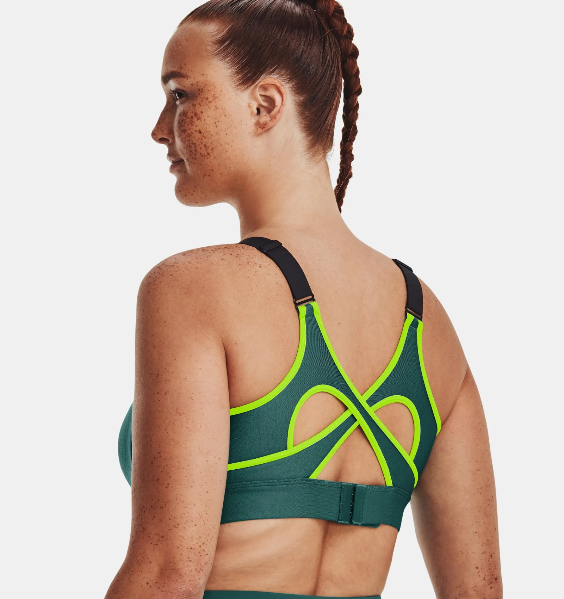 Flash Sale Under Armour Reggiseno Sportivo Ua Infinity High Crossover Da Donna Coastal Teal / Lime Surge - 722