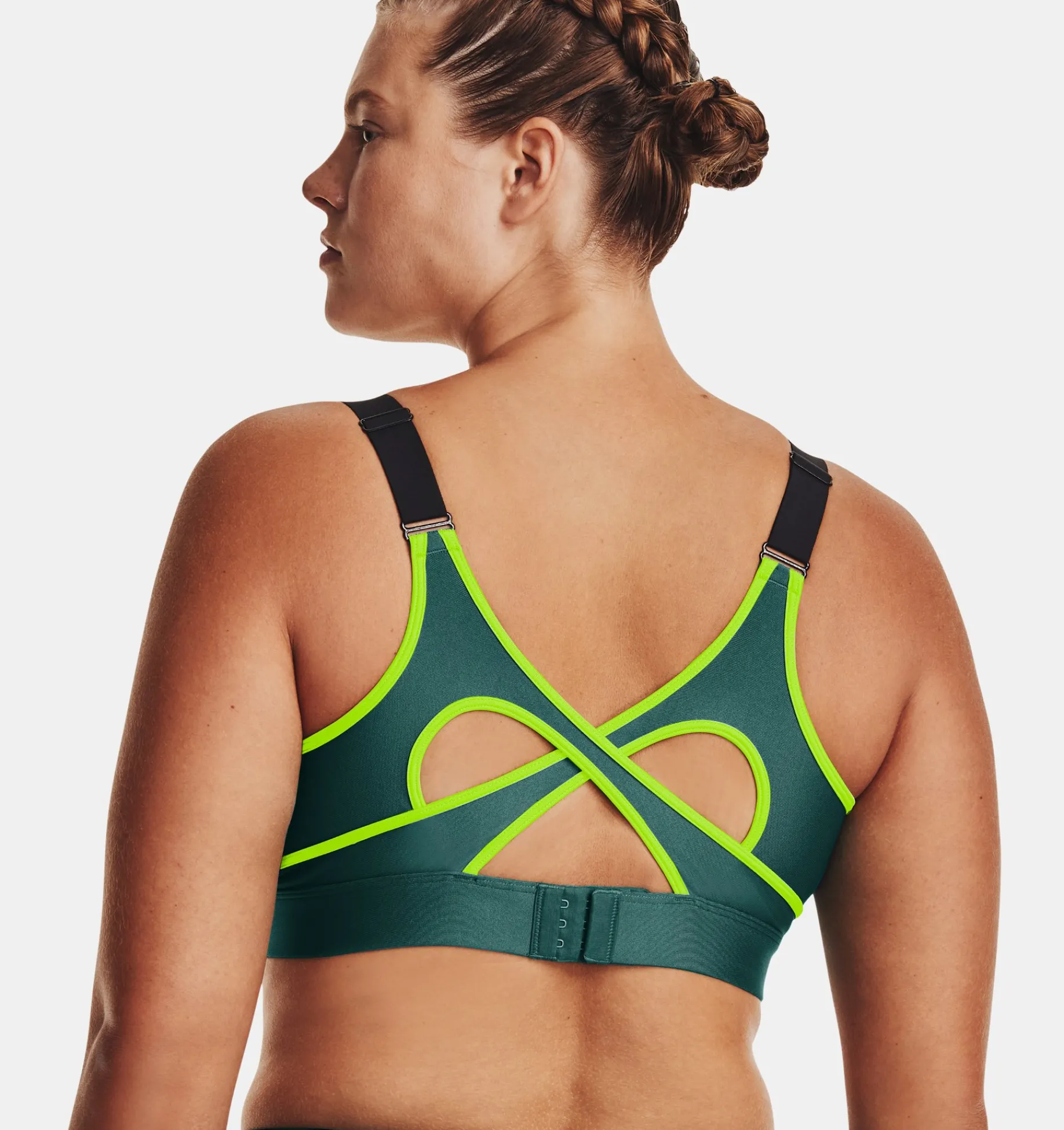 Flash Sale Under Armour Reggiseno Sportivo Ua Infinity High Crossover Da Donna Coastal Teal / Lime Surge - 722