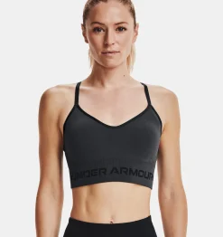 Clearance Under Armour Reggiseno Sportivo Ua Seamless Low Long Heather Da Donna Pitch Gray / Black - 012