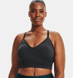 Clearance Under Armour Reggiseno Sportivo Ua Seamless Low Long Heather Da Donna Pitch Gray / Black - 012