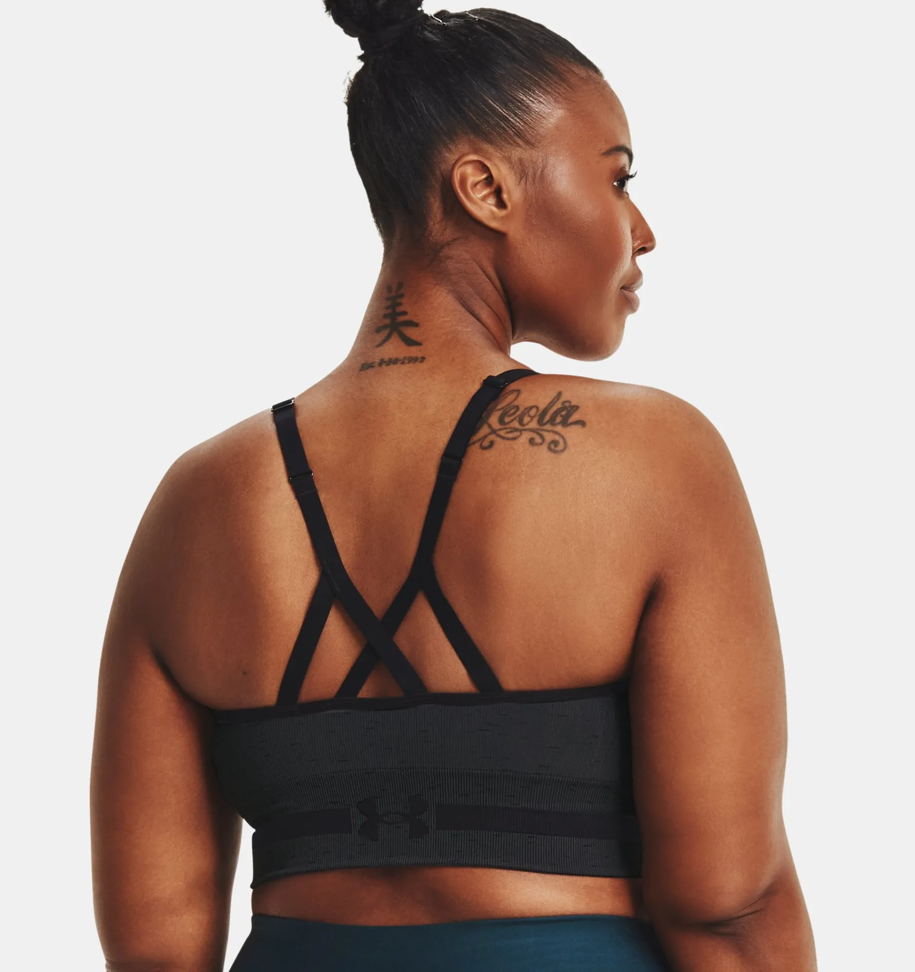 Clearance Under Armour Reggiseno Sportivo Ua Seamless Low Long Heather Da Donna Pitch Gray / Black - 012