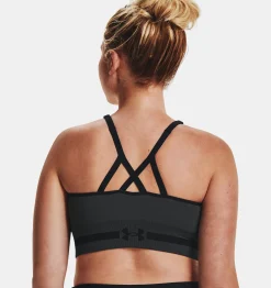 Clearance Under Armour Reggiseno Sportivo Ua Seamless Low Long Heather Da Donna Pitch Gray / Black - 012