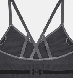 Clearance Under Armour Reggiseno Sportivo Ua Seamless Low Long Heather Da Donna Pitch Gray / Black - 012