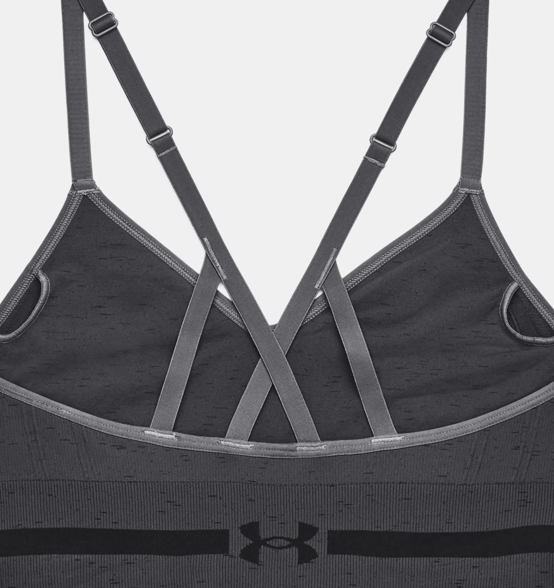 Clearance Under Armour Reggiseno Sportivo Ua Seamless Low Long Heather Da Donna Pitch Gray / Black - 012
