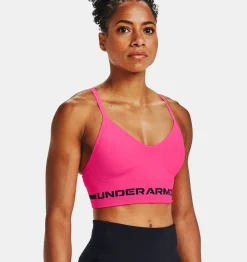 Discount Under Armour Reggiseno Sportivo Ua Seamless Low Long Heather Da Donna Cerise / Black - 653