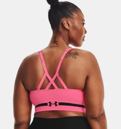 Discount Under Armour Reggiseno Sportivo Ua Seamless Low Long Heather Da Donna Cerise / Black - 653