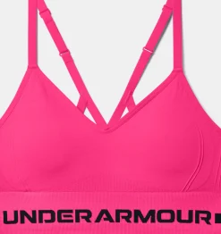 Discount Under Armour Reggiseno Sportivo Ua Seamless Low Long Heather Da Donna Cerise / Black - 653
