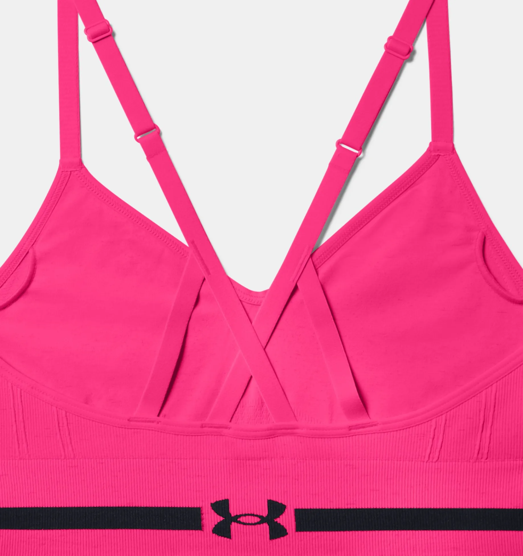 Discount Under Armour Reggiseno Sportivo Ua Seamless Low Long Heather Da Donna Cerise / Black - 653