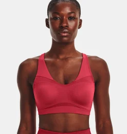 Shop Under Armour Reggiseno Sportivo Ua Smartform Evolution Mid Da Donna Chakra / Black - 638