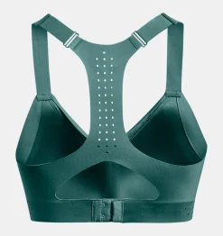 Store Under Armour Reggiseno Sportivo Ua Uplift High Da Donna Coastal Teal / Birdie Green - 722