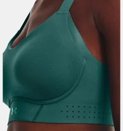 Store Under Armour Reggiseno Sportivo Ua Uplift High Da Donna Coastal Teal / Birdie Green - 722