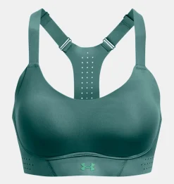 Store Under Armour Reggiseno Sportivo Ua Uplift High Da Donna Coastal Teal / Birdie Green - 722
