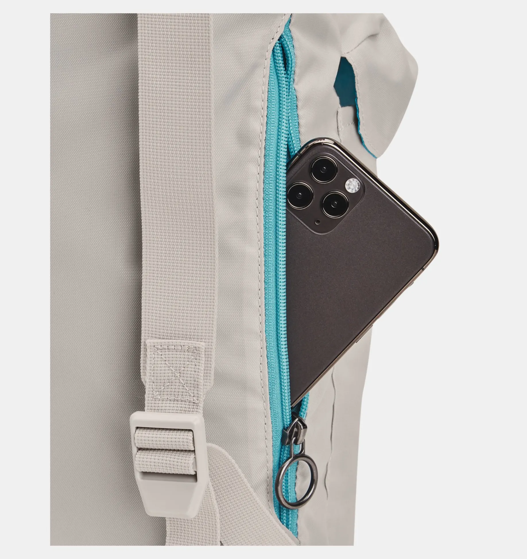 New Under Armour Sacca Da Palestra Project Rock Gray Matter / Glacier Blue - 289