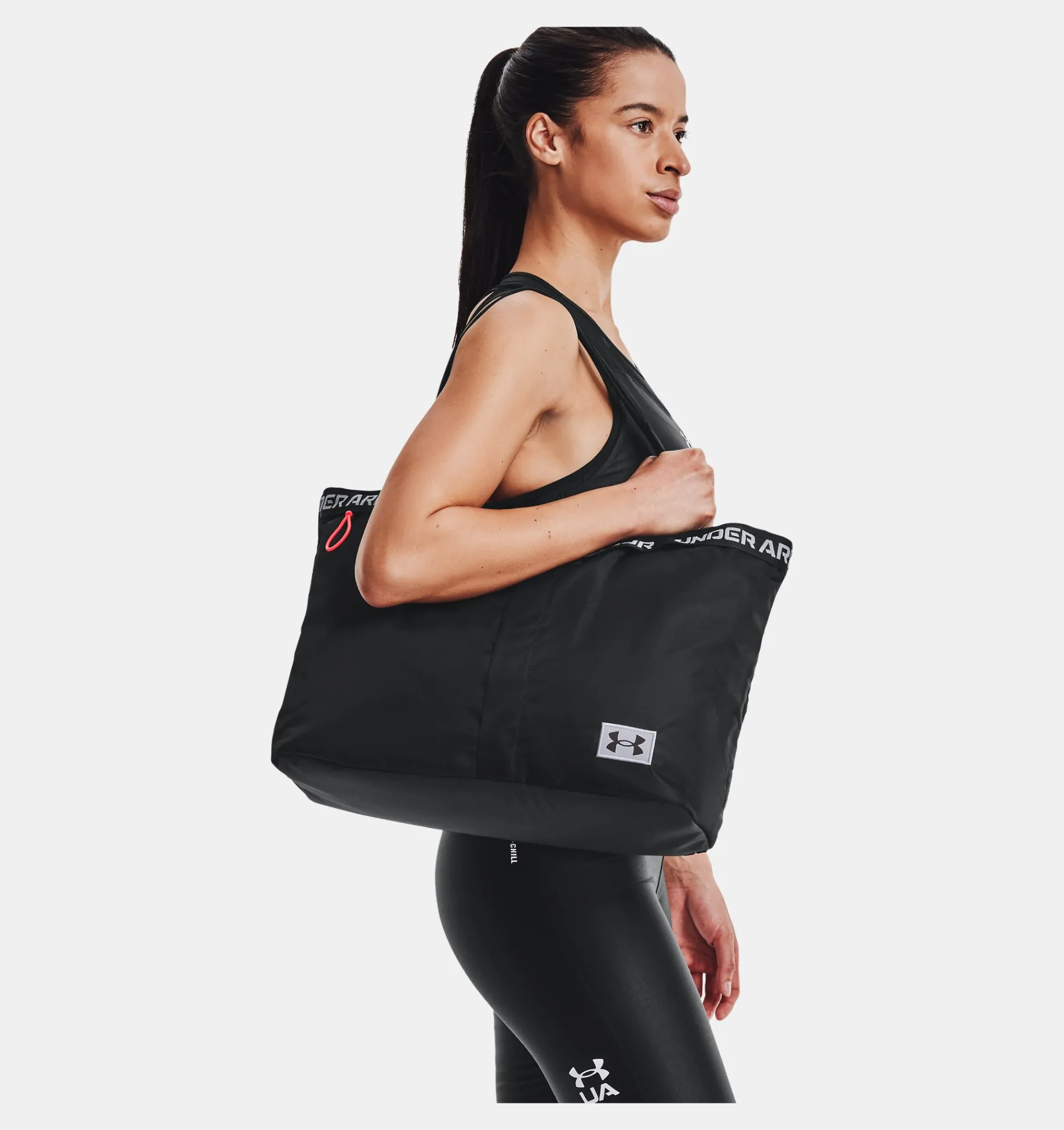 Cheap Under Armour Sacca Ua Essentials Tote Da Donna Black / Mod Gray - 001