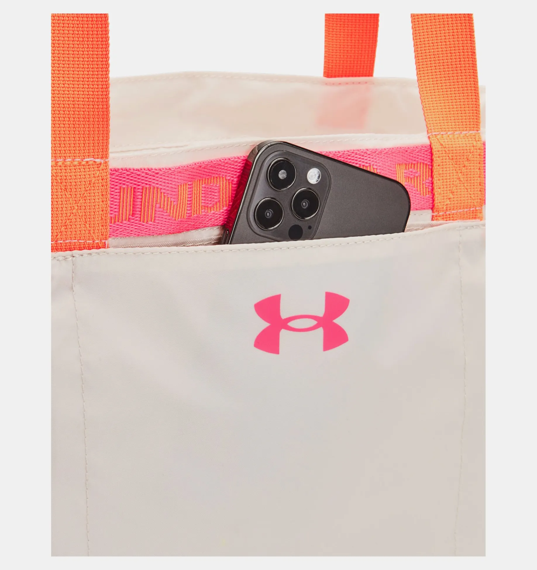 Best Sale Under Armour Sacca Ua Favorite Tote Da Donna Fog / Orange Blast - 959