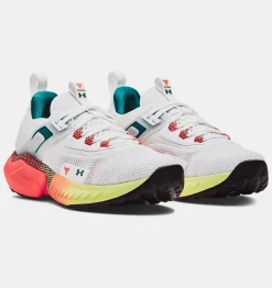 Best Sale Under Armour Scarpe Da Allenamento Grade School Project Rock 5 White / Coastal Teal - 100