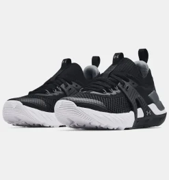 Cheap Under Armour Scarpe Da Allenamento Grade School Ua Project Rock 4 Black / White - 001