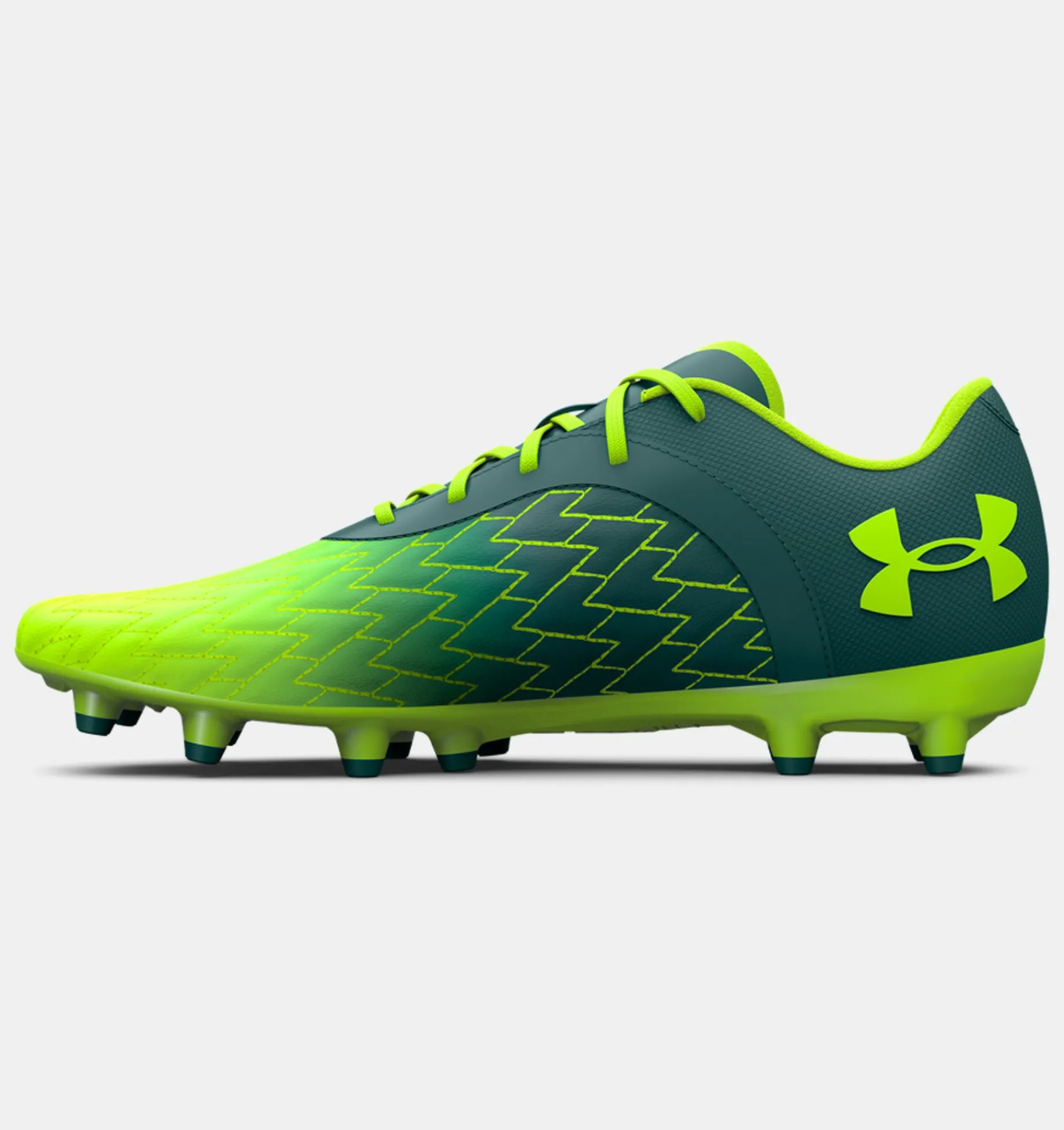 Clearance Under Armour Scarpe Da Calcio Grade School Ua Magnetico Select 2.0 Fg Jr. Lime Surge / Coastal Teal - 300