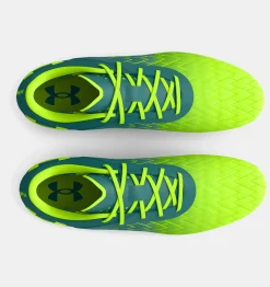 Clearance Under Armour Scarpe Da Calcio Grade School Ua Magnetico Select 2.0 Fg Jr. Lime Surge / Coastal Teal - 300