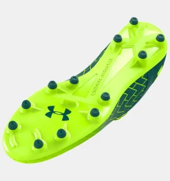 Clearance Under Armour Scarpe Da Calcio Grade School Ua Magnetico Select 2.0 Fg Jr. Lime Surge / Coastal Teal - 300