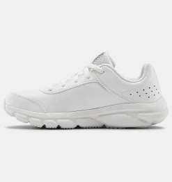 Best Sale Under Armour Scarpe Da Corsa Grade School Ua Assert 8 Uniform Synthetic White - 100