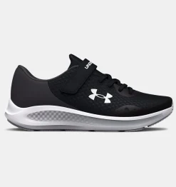 Sale Under Armour Scarpe Da Corsa Pre-School Ua Pursuit 3 Ac Da Ragazza Black / Jet Gray - 001