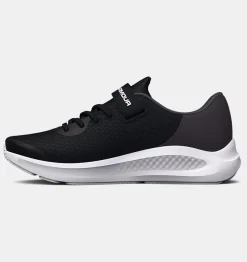 Sale Under Armour Scarpe Da Corsa Pre-School Ua Pursuit 3 Ac Da Ragazza Black / Jet Gray - 001