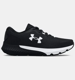 Cheap Under Armour Scarpe Da Corsa Pre-School Ua Rogue 3 Al Da Ragazzo Black / White - 001
