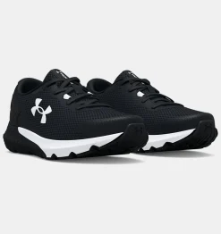 Cheap Under Armour Scarpe Da Corsa Pre-School Ua Rogue 3 Al Da Ragazzo Black / White - 001