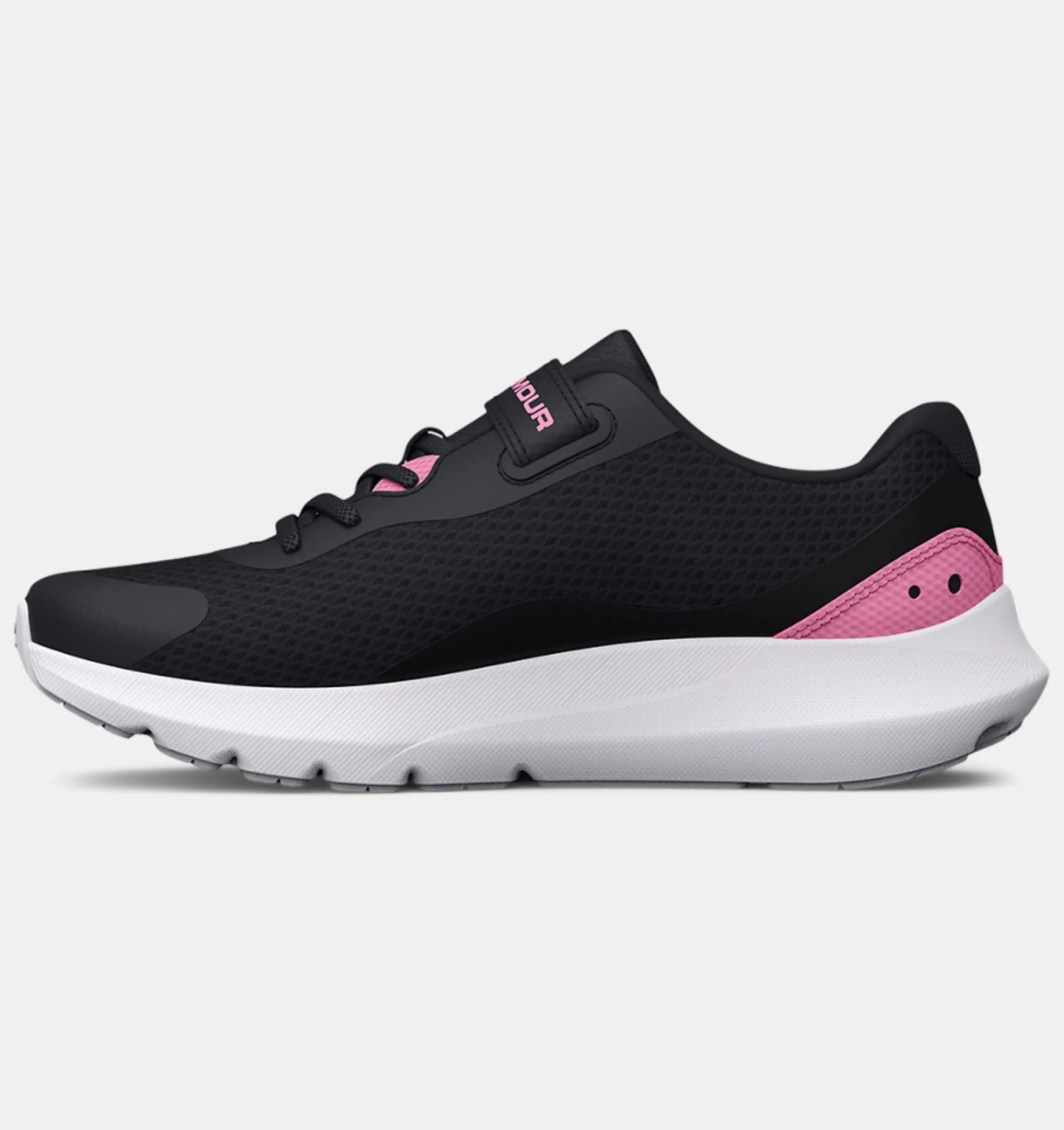 Online Under Armour Scarpe Da Corsa Pre-School Ua Surge 3 Ac Da Ragazza Black / Flamingo - 001