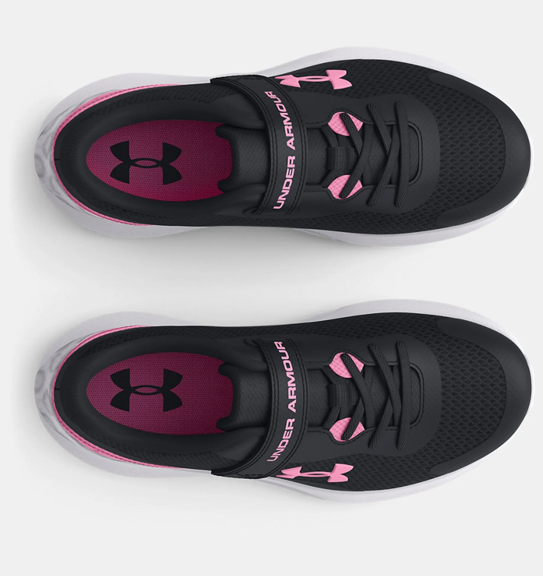 Online Under Armour Scarpe Da Corsa Pre-School Ua Surge 3 Ac Da Ragazza Black / Flamingo - 001
