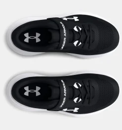 Outlet Under Armour Scarpe Da Corsa Pre-School Ua Surge 3 Ac Da Ragazzo Black / White - 001