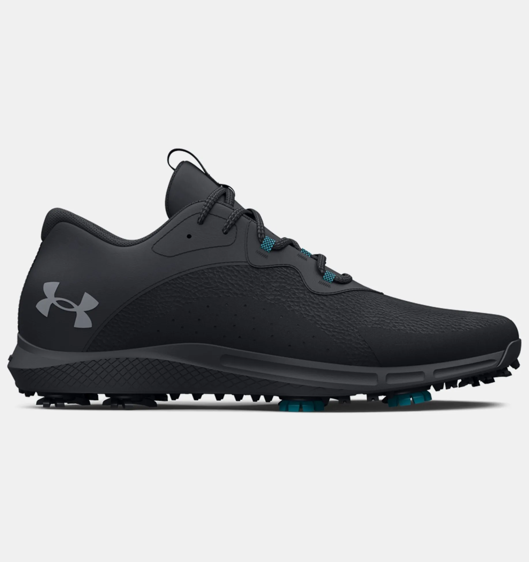 Best Sale Under Armour Scarpe Da Golf Ua Charged Draw 2 Wide Da Uomo Black / Steel - 002