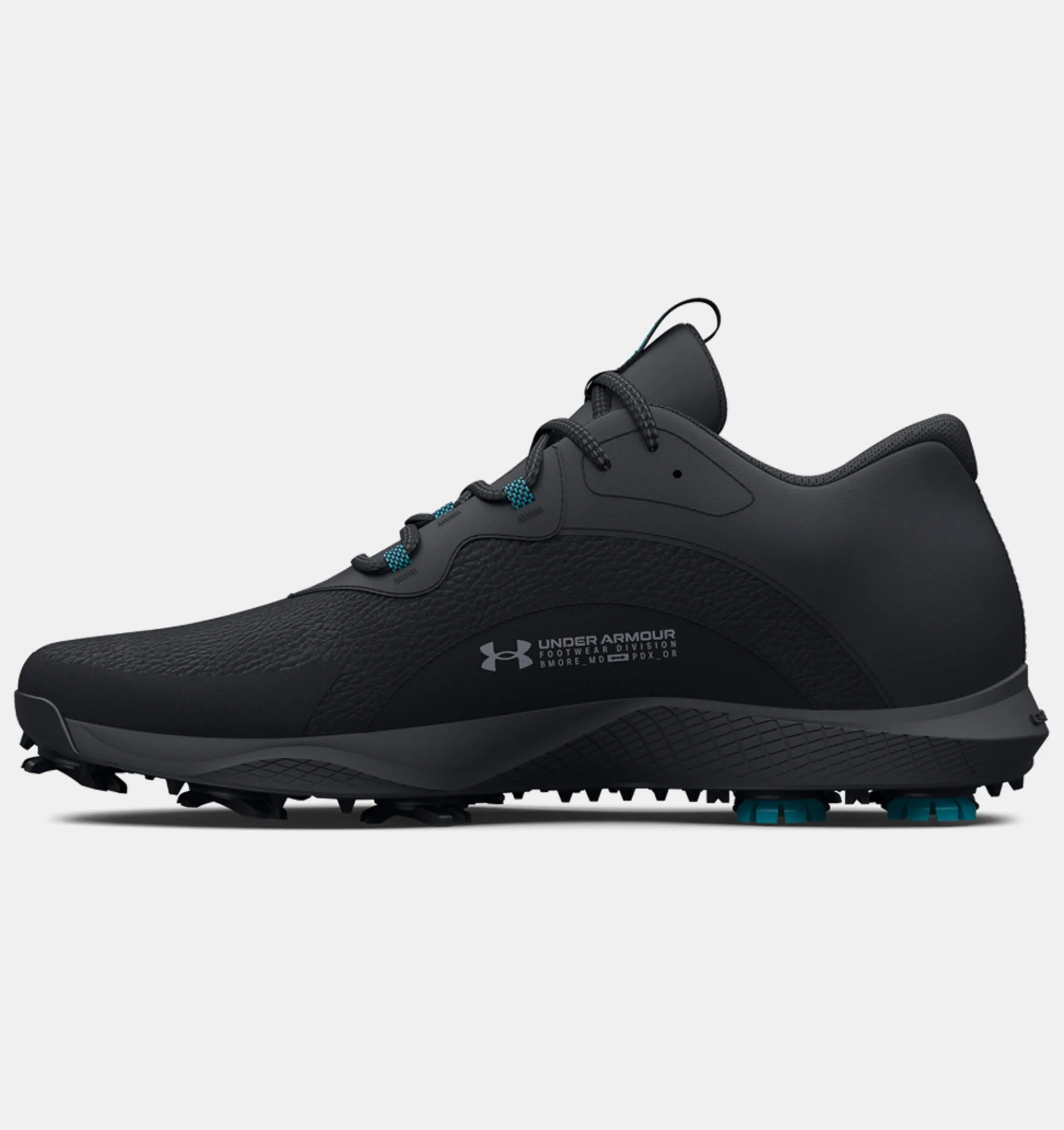 Best Sale Under Armour Scarpe Da Golf Ua Charged Draw 2 Wide Da Uomo Black / Steel - 002