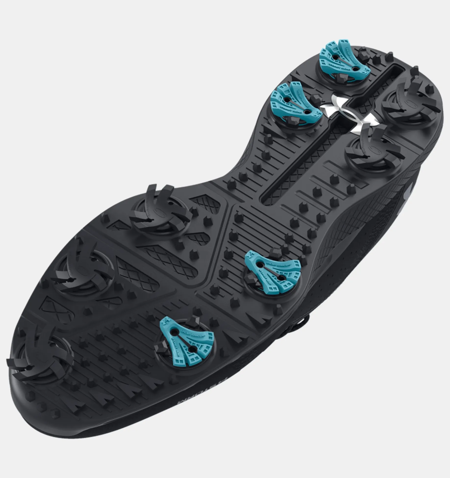 Best Sale Under Armour Scarpe Da Golf Ua Charged Draw 2 Wide Da Uomo Black / Steel - 002