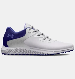 Best Sale Under Armour Scarpe Da Golf Ua Charged Breathe 2 Spikeless Da Donna White / Metallic Silver - 100