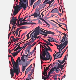 Discount Under Armour Shorts Heatgear® Bike Da Donna Posh Pink / Tux Purple - 603