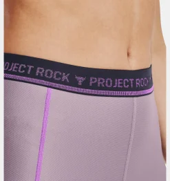 Best Sale Under Armour Shorts Project Rock Bike Da Donna Purple Haze / Tempered Steel - 554