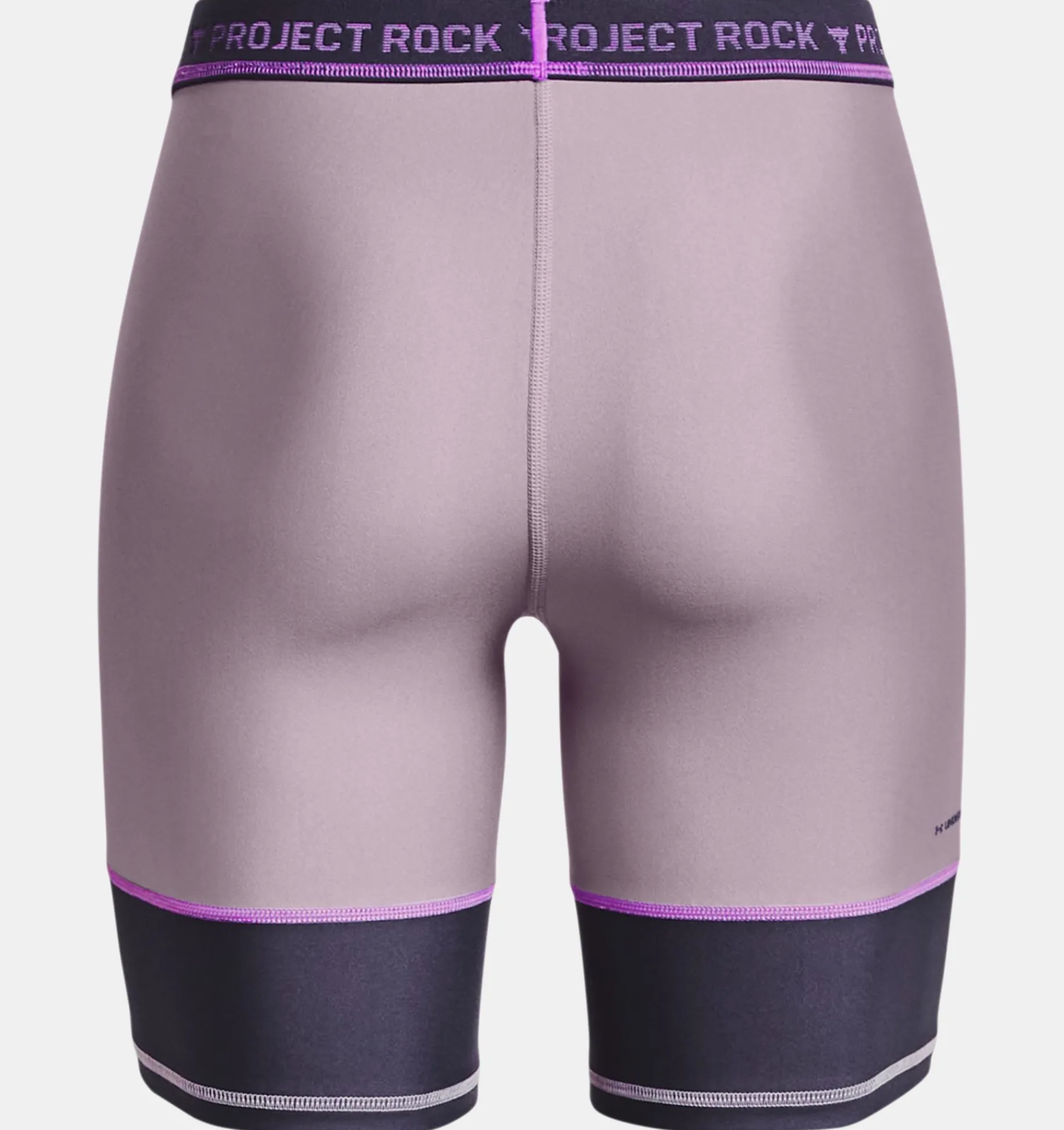 Best Sale Under Armour Shorts Project Rock Bike Da Donna Purple Haze / Tempered Steel - 554