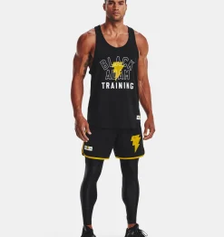 Best Under Armour Shorts Project Rock Black Adam Mesh Da Uomo Black / White - 001