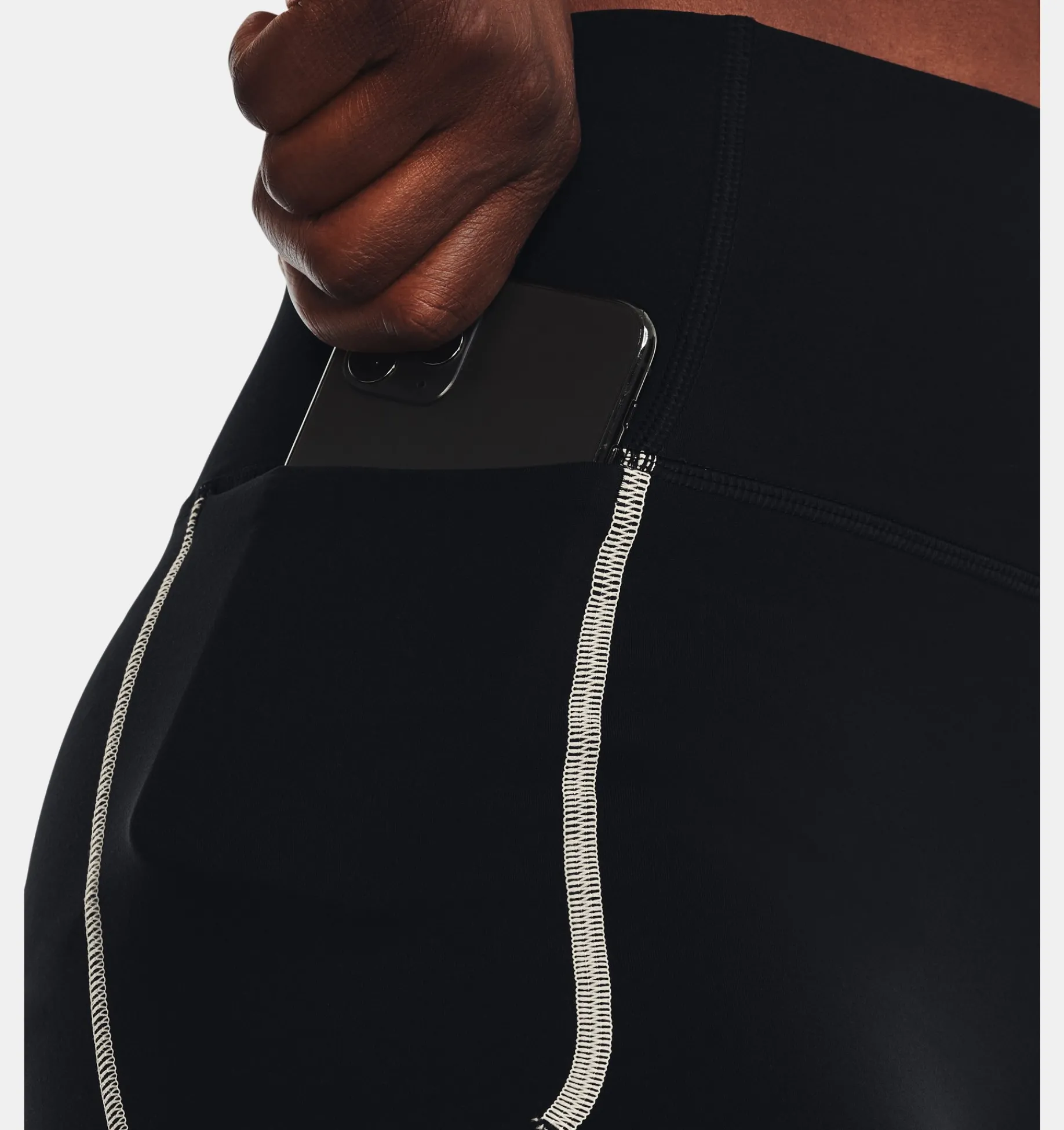 Clearance Under Armour Shorts Project Rock Meridian Da Donna Black / Ivory - 001