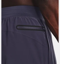 Store Under Armour Shorts Project Rock Snap Da Uomo Tempered Steel / White - 558