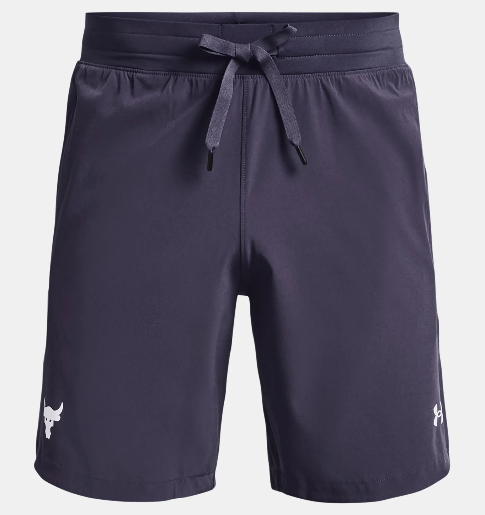 Store Under Armour Shorts Project Rock Snap Da Uomo Tempered Steel / White - 558