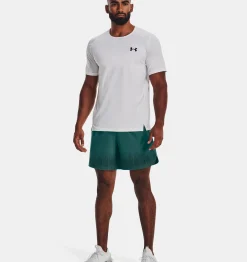 Store Under Armour Shorts Ua Armourprint Peak Woven Da Uomo Coastal Teal / Black - 722